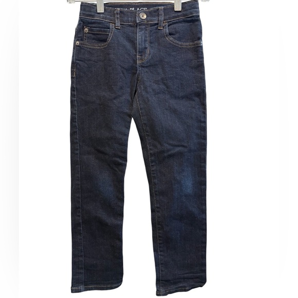 The Children’s Place Kids Adjustable Waist Tabs Stretch Denim Straight Jeans | 7 - Picture 1 of 6